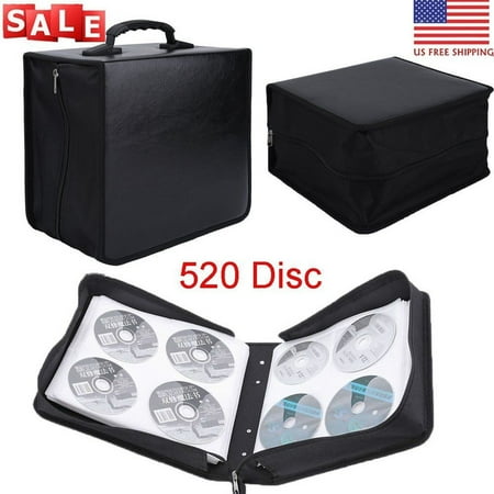 Hold 520 Disc Cd Dvd Storage Bag Organizer High Grade