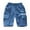 Blue_1, variant on Godom Boys Athletic Shorts Cotton Drawstring Elastic Waist with Pockets Sports Outdoor Homewear