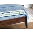 thumbnail image 4 of Acacia Emery Solid Wood Bed Frame with Headboard, Signature Headboard Wood Bed, King - Americano, 4 of 4
