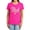 Hot Pink, variant on JLA Old School Flash Women's T Shirt, Royal, Large