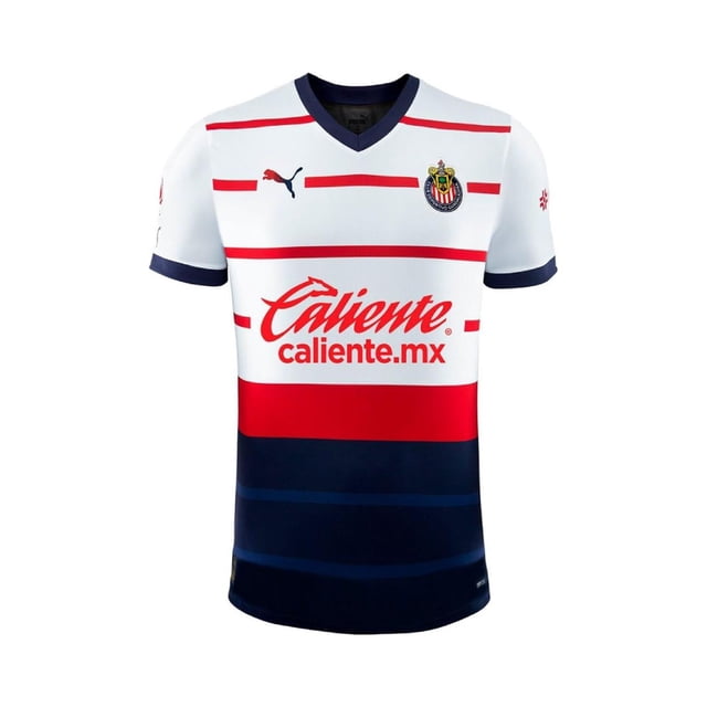 Jersey Puma Chivas Visita 23/24 Hombre Fútbol Guadalajara blanco L 763511 01