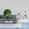 thumbnail image 2 of Elegante colección de esculturas de animales con estatuas de pavos reales y elefantes para decorar el dormitorio, la oficina, la sala d, 2 of 8