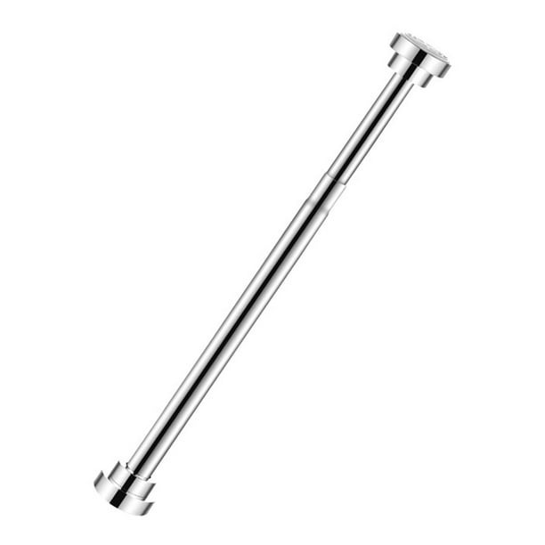 Barra de armario ajustable Barra de secado de ropa retráctil de acero inoxidable sin perforaciones para armario de dormitorio de baño 22 tubos de 40 a 55 cm