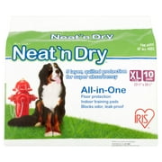 Iris USA Neat n' Dry All-in-One XL Training Pads, 10 count