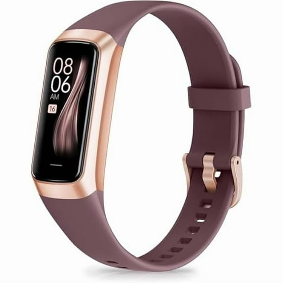 lulufa-usFitness Tracker with Step Counter/Calories/Stopwatch, Activity Tracker, Health Tracker with Heart Rate Monitor, Sleep Tracker,1.10''AMOLED Touch Color Screen, Pedometer Watch for Women Men