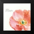 thumbnail image 2 of Nai, Danhui 12x12 Black Modern Framed Museum Art Print Titled - Garden Poppy Flipped on White Crop II Mom, 2 of 5