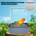 thumbnail image 2 of Automatic Birds Bath with Pump Electric Parrot Bathtub with Circulating Water Birds Shower Container Cage Accessory for Parakeet Cockatiel African Gray Lovebird, 2 of 8