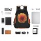 thumbnail image 4 of Disketp Orange Dalia Mochila Ligera e Impermeable, Mochila de Día Resistente para Viajes, Senderismo y Uso Diario para Hombre y Mujer, 4 of 7
