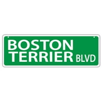 Plastic Street Signs: BOSTON TERRIER BLVD | Dogs, Gifts, Decorations