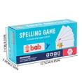 thumbnail image 4 of Wooden Childrens Early Education Word Game English Letter Recognition Kindergarten Learning Enlightenment Puzzle Toy, 4 of 4