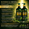 thumbnail image 3 of Shampoo y Acondicionador Rosemary Mint Oil 2 Piezas, 800 ml para Crecimiento Capilar, Fortalecimiento e Hidratación Profunda, Reduce Caída, Repara Daño, Controla Frizz y Aporta Brillo Intenso, 3 of 4