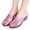 Purple, variant on Rhinestones Decorated Clear Plastic Wedge Heel Sandals For Women Pool Party
