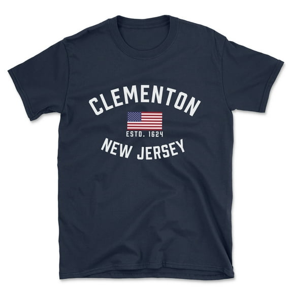 Clementon New Jersey Patriot Men's Cotton T-Shirt