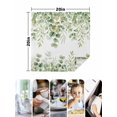 thumbnail image 4 of Spring Eucalyptus Leaves Cloth Napkins Set of 6 Reusable Dinner Napkins, Green Summer Botanical Cocktail Napkin Washable Table Napkins for Wedding/Holiday Party/Baby Shower 20"x20", 4 of 7