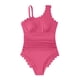 thumbnail image 1 of Trajes de baño para mujer, traje de baño de bikini de tirantes sin espalda de color liso para mujer, conjunto de bikini con bloques de color y hombros descubiertos, trajes de baño para mujer, trajes d, 1 of 2