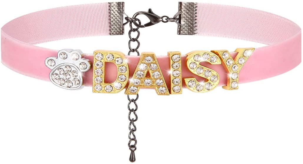 Dog Collar, Soft Velvet Pet Choker 