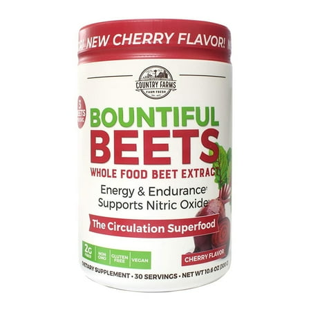 

Country Farms Bountiful Beets Circulation Superfood Powder 10.6 Oz 6 Pack