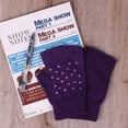thumbnail image 2 of Evridwear Women Girls Fingerless Knitted Touchscreen Fall Winter Gloves Set (One Size, Black Purple Gray), 2 of 5