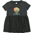 thumbnail image 3 of Inktastic San Diego California Beach Vacation Girls Baby Dress, 3 of 5