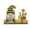 B, variant on Z52LingLing Decoration Yellow Bee Gnome Figurine B – 5.11" Whimsical Garden Dwarf Ornament for Shelf, Desk & Home Decor
