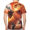 thumbnail image 2 of The Lion King T Shirt 3d Printed Crewneck Graphic Short Sleeve Tees For Mens, 2 of 6