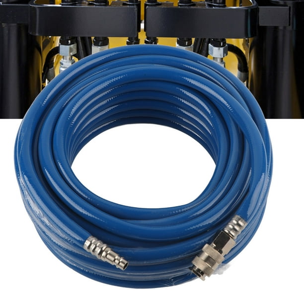 Manguera Neumática Flexible De PVC Azul De 15 M Para Compresor De Aire