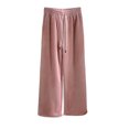 thumbnail image 3 of Dianli Gifts Women Fleece Pocket Pajama Pants Elastic Waist Drawstring Cozy Home Sleepwear Soft Warm Casual Lounge Bottoms Comfortable Relaxed Fit Machine Washable Easy Care Breathable, 3 of 6