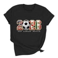 thumbnail image 4 of Gamivast 2026 Soccer Match Tournament for Women T Shirt USA Canada Mexico Graphic Short Sleeve Crewneck Casual Loose Fit Summer Sports Fan Event Shirts Tops Tees, 4 of 5