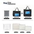 thumbnail image 6 of Nicetravel 8-Piece Hardside Luggage Set, Lightweight Suitcase with TSA Lock & Expandable Travel Tote Bag and Packing Cube, Lake Blue, 6 of 9