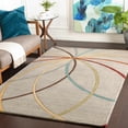 thumbnail image 5 of Hauteloom George Wool Living Room, Bedroom Area Rug - Contemporary - Sage, Teal, Tan - 4' x 6', 5 of 10