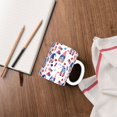 thumbnail image 4 of Yiaed 4th Of July Print Ceramics Coffee,Large Handle Design,Extra Large Tea and Coffee Cup for Office and Home Mugs, 4 of 6