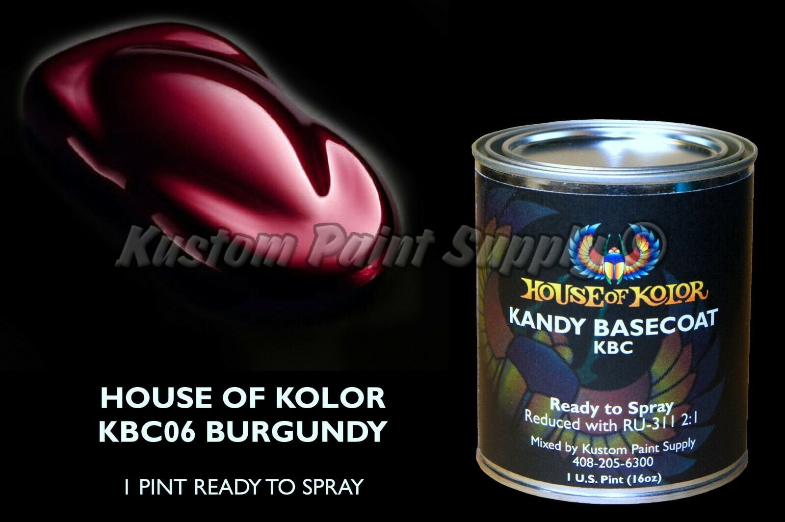 HOUSE OF KOLOR KK13 Burple Kandy Aerosol Can, Transparent Kandy