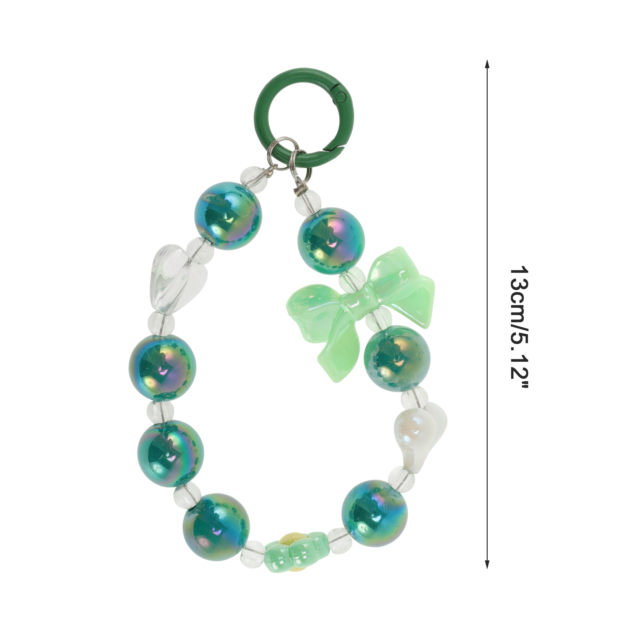 Unique Bargains Durable Bow Phone Charm 1Pc Green