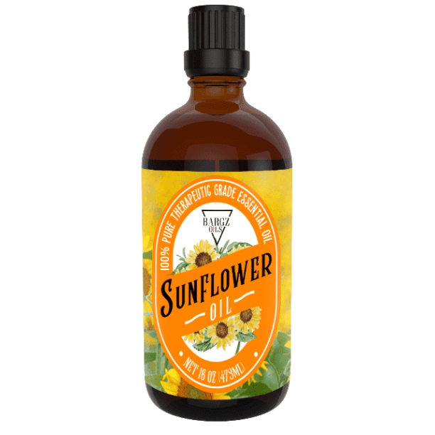 Sunflower Oil, Glass Amber Bottle, Therapeutic, Classic Oil 16oz