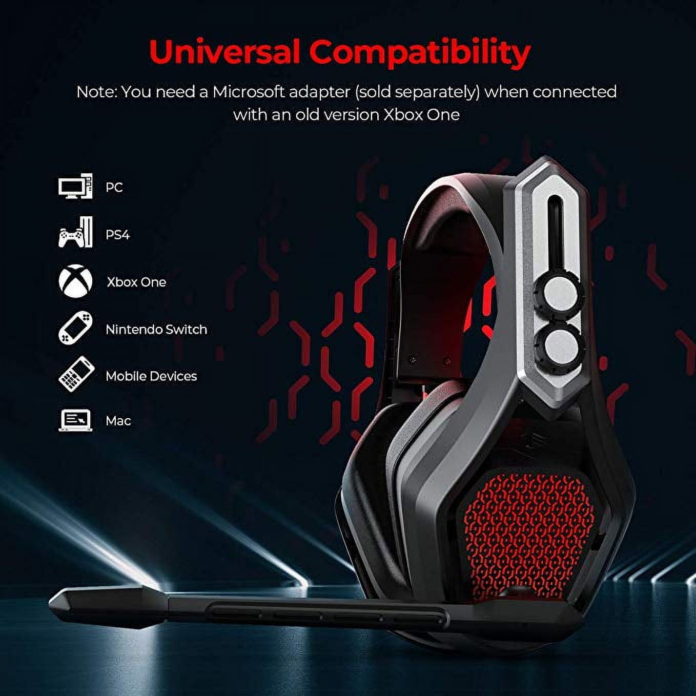 Mpow Iron Gaming Headset 7.1 Surround Sound with Cambodia Ubuy