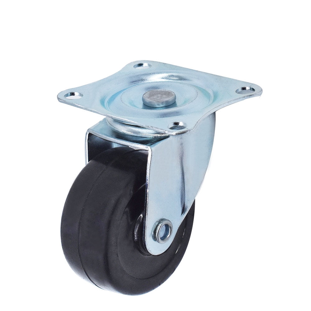 findmall 24 Pack 2" Swivel Caster Wheels Rubber Base With Top Plate & Bearing Heavy Duty