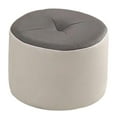thumbnail image 1 of Elodie Petit Marchepied Repose-Pieds pour Chambre Entrée Appartement Gris et Beige, 1 of 8