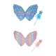 thumbnail image 1 of Conjunto de 2 Trajes para Niñas, Accesorios de Magia y Encanto azul multicolor, 1 of 8