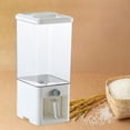 thumbnail image 2 of Dispensador de arroz de 3,7 l, recipiente para alimentos secos con taza medidora. Blanco, 2 of 7