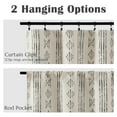 thumbnail image 4 of Cortinas Jinchan 100% Blackout Boho de 60 x 60 cm para cocina, 4 of 9