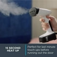 thumbnail image 5 of , Steamer for Clothes, Access Steam Handheld Steamer, 15 Second Heatup, 4 Ounce Capacity, 1150 Watts, Portable, Ironing, Travel Must Have, White Clothes Steamer, DR3030, 5 of 11