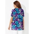 thumbnail image 2 of Catherines Women's Plus Size Easy Fit Short Sleeve V-Neck Tunic, 2 of 3