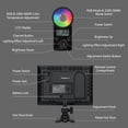 thumbnail image 3 of Panel de luz de video LED RGB YONGNUO YN300 Air II 3200K-5600K, 3 of 5