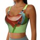 thumbnail image 2 of Fotbe Flying Frog On Branch Sujetador Deportivo Largo sin Aros para Mujer con Almohadillas y Soporte Medio, Transpirable y Absorbente, Camiseta Tipo Chaleco o Tank Top-XX-Large, 2 of 8