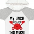 thumbnail image 4 of Inktastic Uncle Loves Me Childs Crab Boys or Girls Baby Bodysuit, 4 of 5