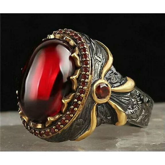 HOOUN Elegant 925 Silver Filled Ring Women Cubic Zircon Wedding Jewelry Size 5-11-#9-6