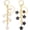 A, variant on Initial Flower Letter Keychain for Women Cute Alphabet Enamel Keyring Bag Charm Key W -
