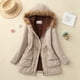 thumbnail image 1 of Chaqueta de algodón acolchada para mujer, abrigo informal ajustado con capucha, Parkas acolchadas, abrigo cálido, otoño e invierno, novedad de 2024, 1 of 4