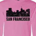 thumbnail image 4 of Inktastic San Francisco Skyline with Grunge Long Sleeve T-Shirt, 4 of 5