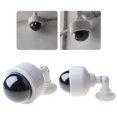 TIERPOP Fake Dummy Outdoor Waterproof Security Surveillance Flash Dome